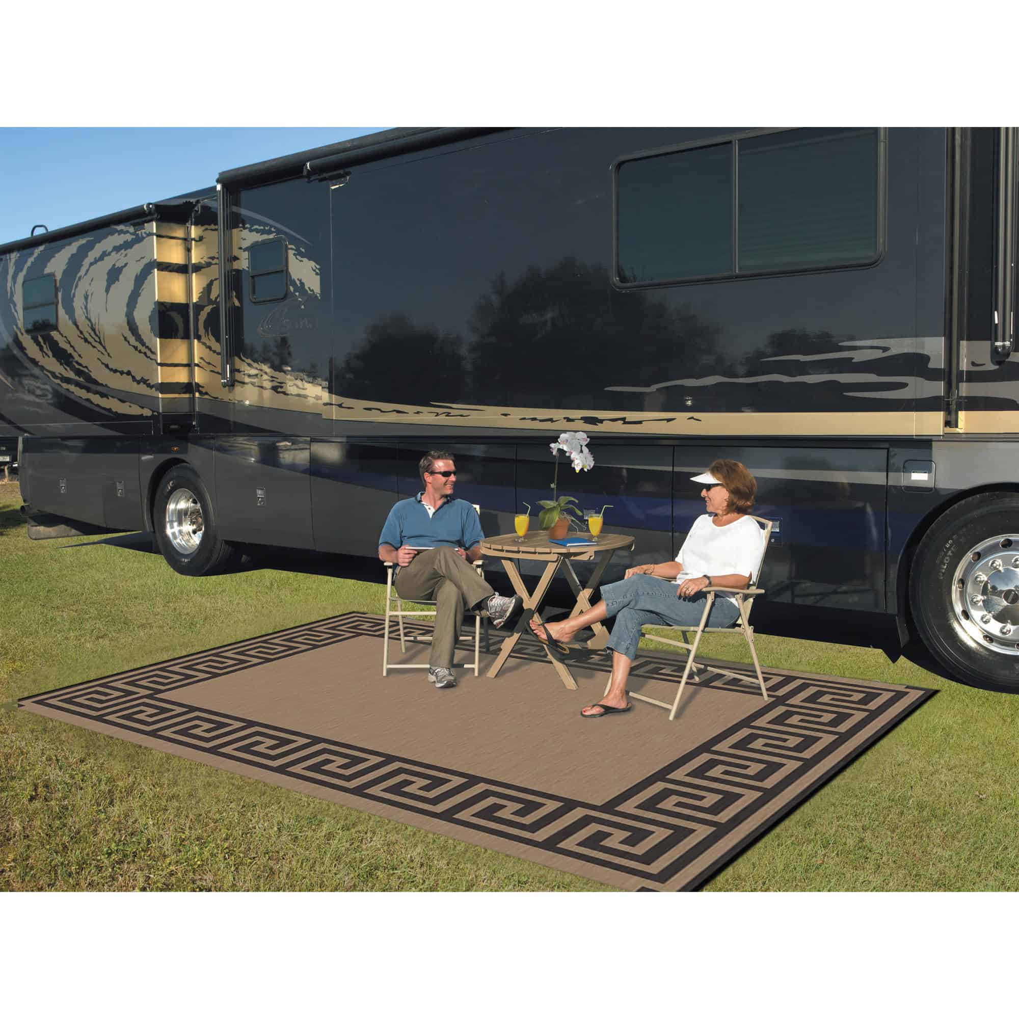Patio rug for RV Life 