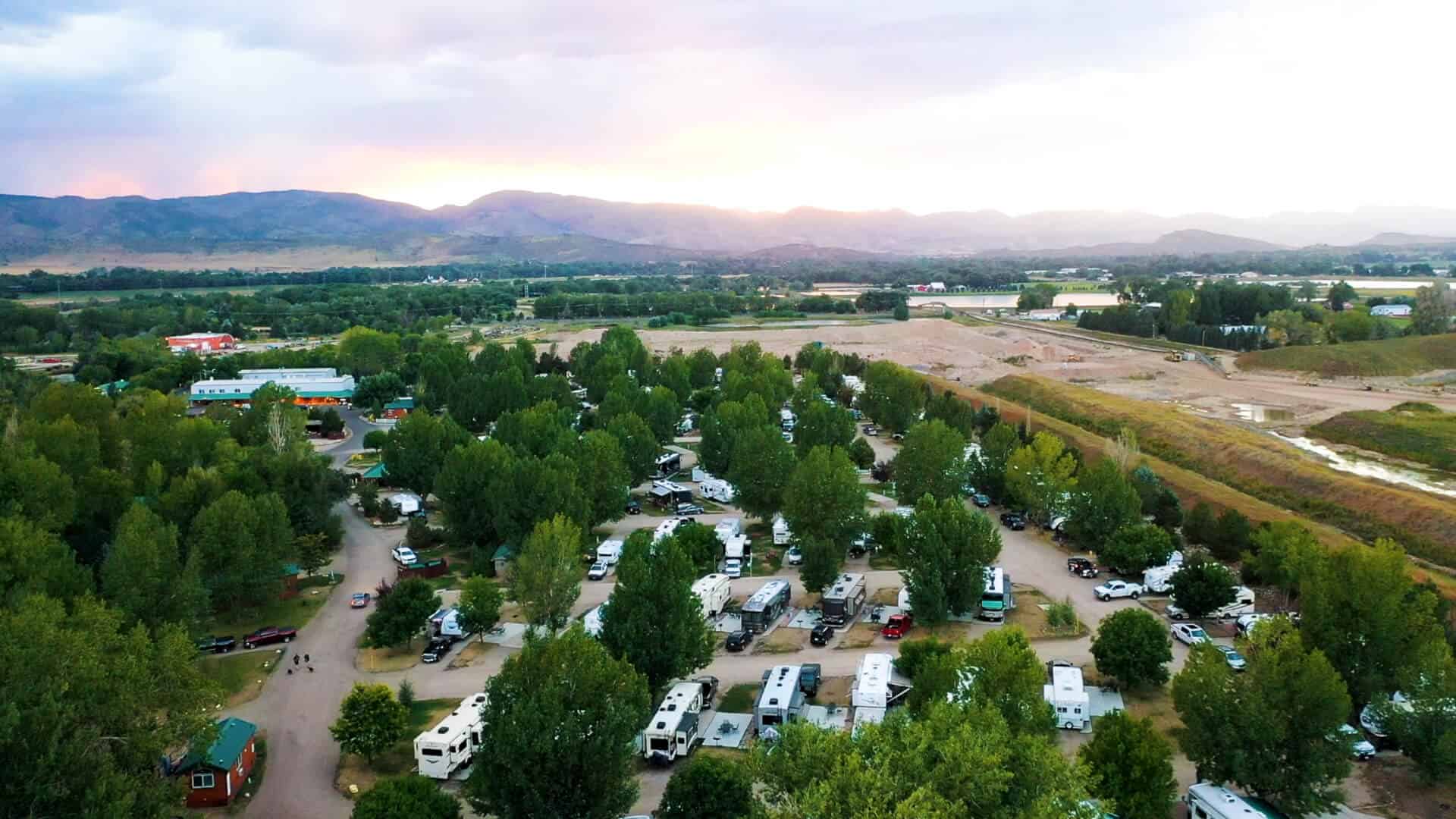 Lakeside Serenity: Your Escape Awaits at Colorado's Fort Collins KOA