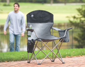 best camping chair from coleman with pockets