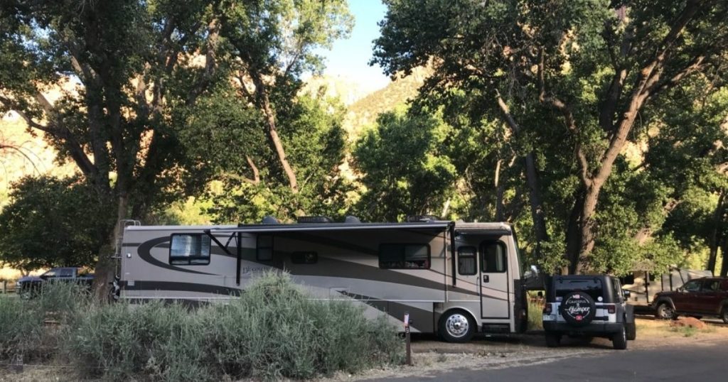 Zion National Park Campground Site 